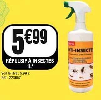 RÉPULSIF À INSECTES 1L*