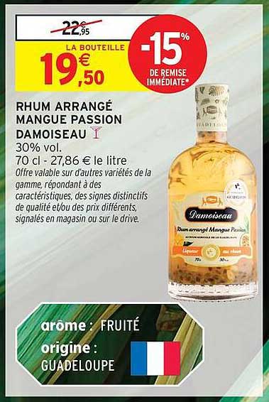 RHUM ARRANGÉ MANGUE PASSION DAMOISEAU