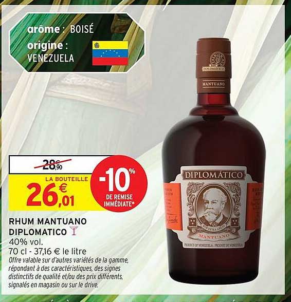Rhum Mantuano Diplomatico