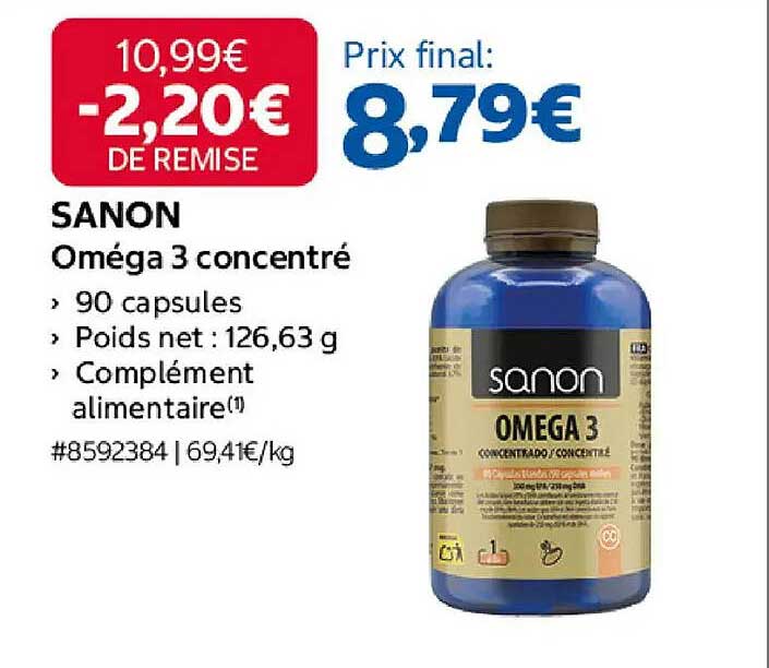 SANON Oméga 3 concentré