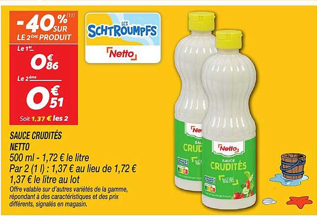 SAUCE CRUDITÉS NETTO