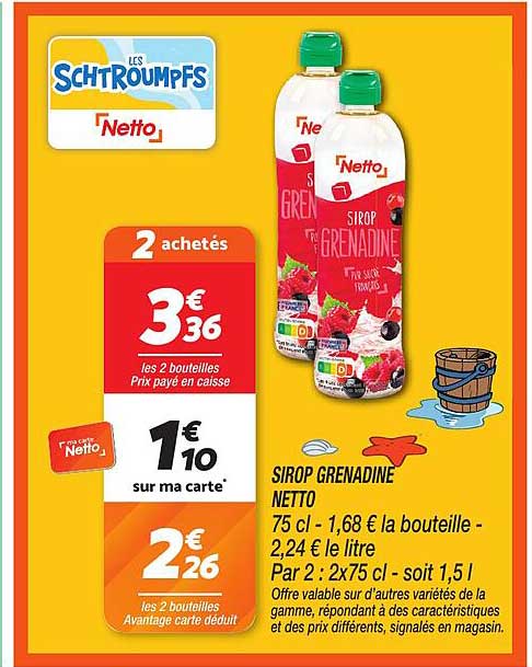 SIROP GRENADINE NETTO