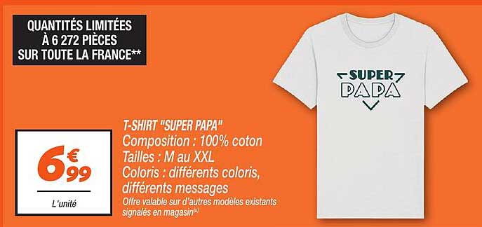 T-SHIRT "SUPER PAPA"