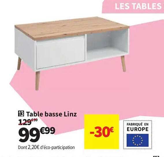 Table basse Linz