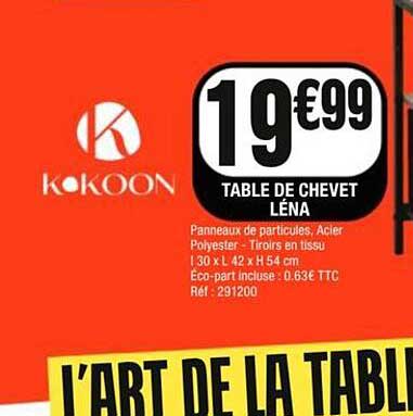 TABLE DE CHEVET LÉNA