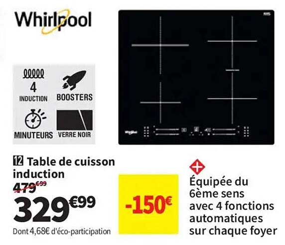 Table de cuisson induction