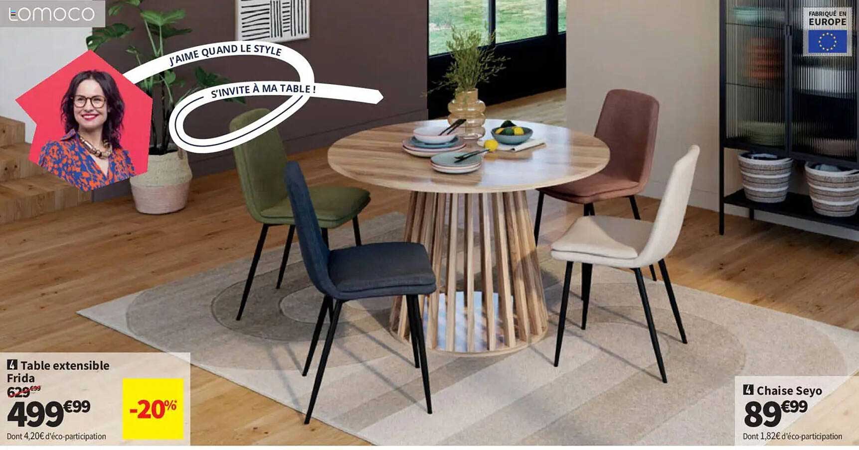 Table extensible Frida