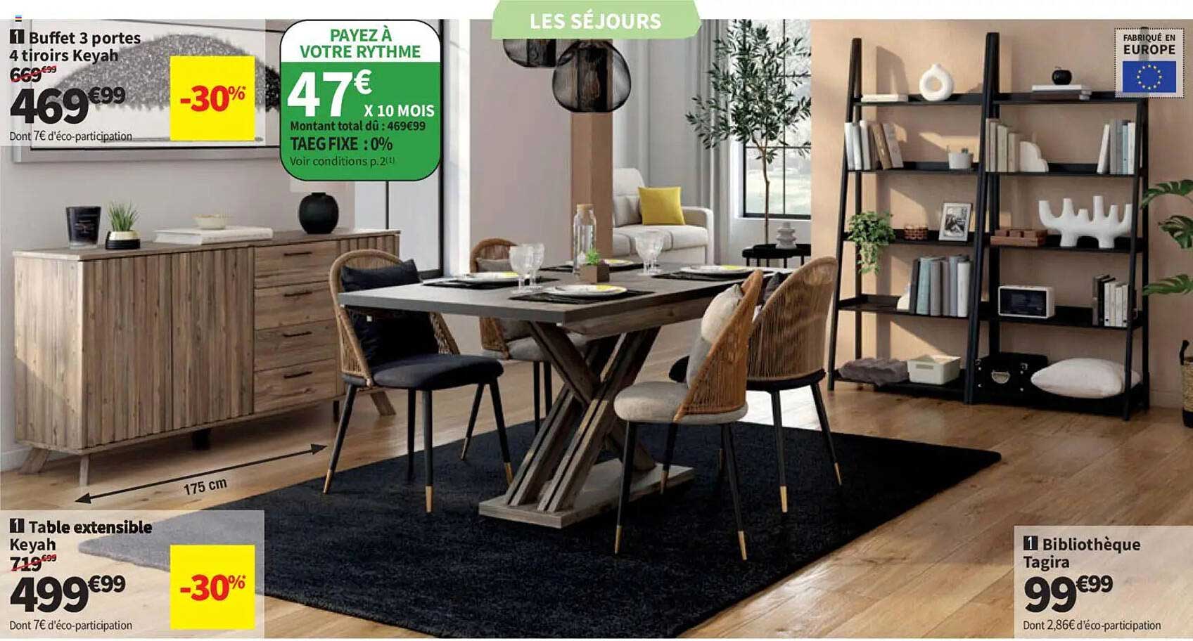 Table extensible Keyah