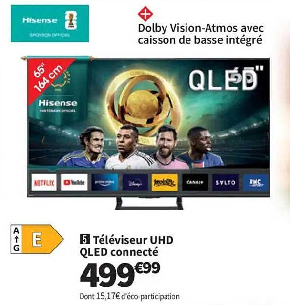 Téléviseur UHD QLED connecté