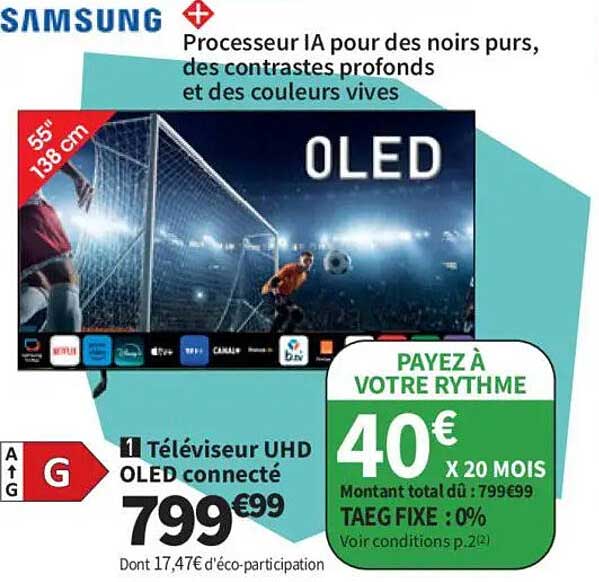 Télviseur UHD OLED connecté