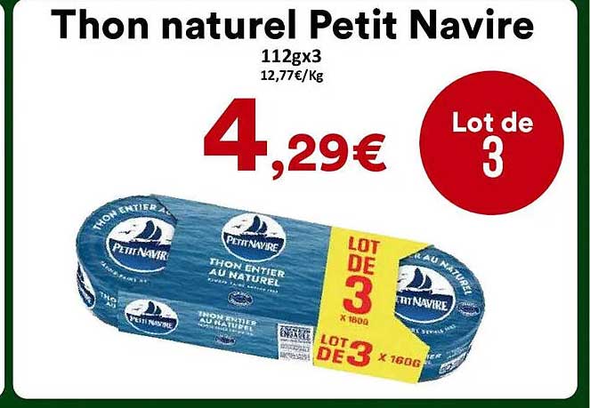 Thon naturel Petit Navire
