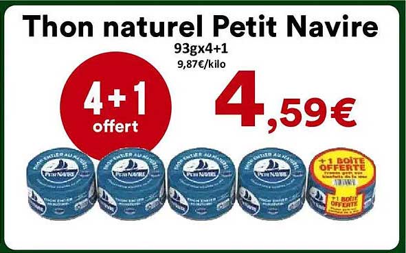 Thon naturel Petit Navire