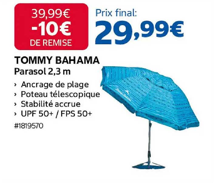 TOMMY BAHAMA Parasol 2,3 m