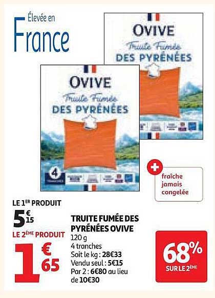 TRUITE FUMÉE DES PYRÉNÉES OVIVE