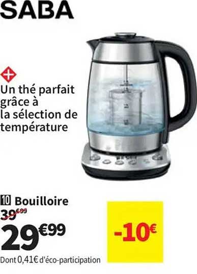 Un thé parfait grâce à la sélection de température