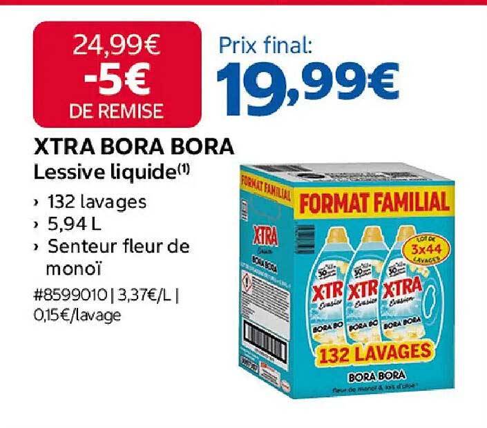 XTRA BORA BORA Lessive liquide