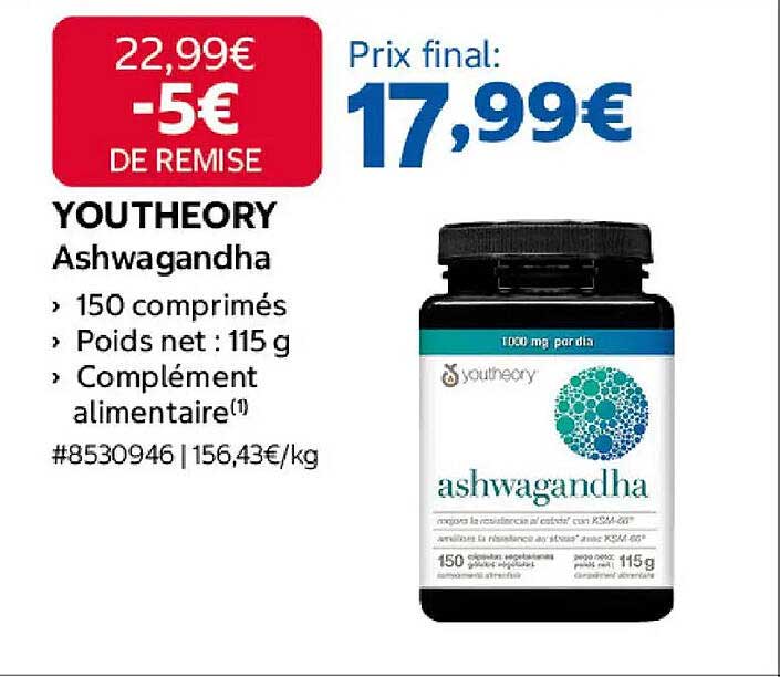 YOUTHEORY Ashwagandha