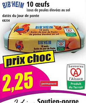 10 œufs issus de poules élevées au sol