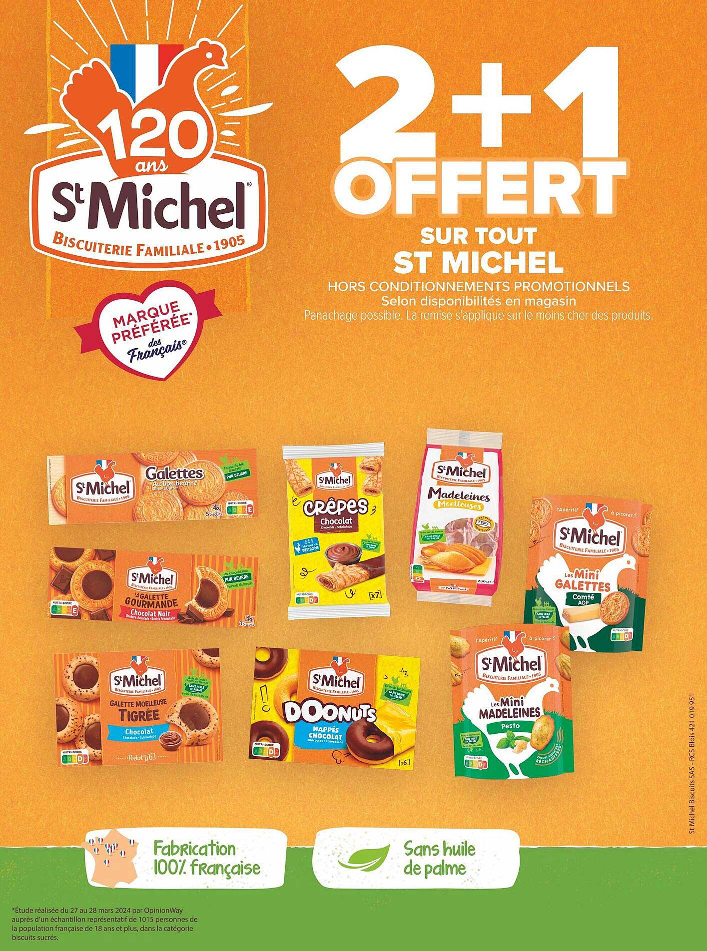 2+1 OFFERT SUR TOUT ST MICHEL