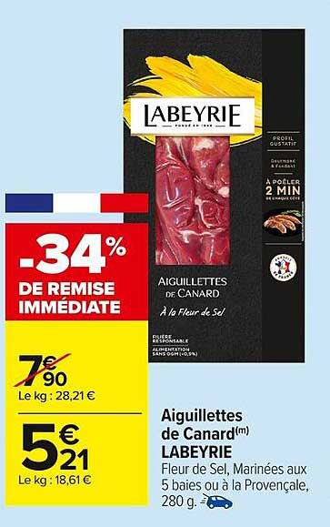 Aiguillettes de Canard(m) LABEYRIE