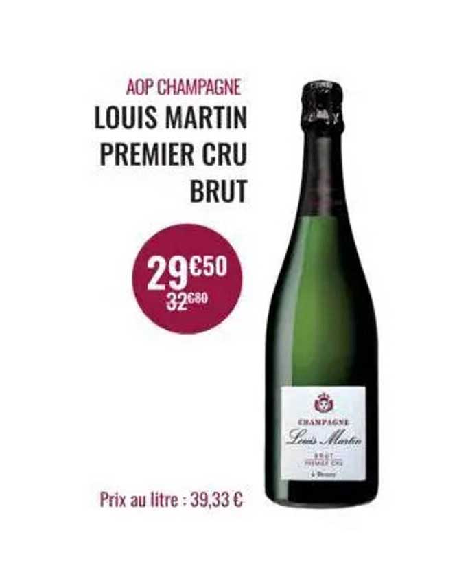 AOP CHAMPAGNE LOUIS MARTIN PREMIER CRU BRUT