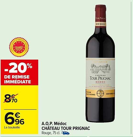 A.O.P. Médoc Château Tour Prignac