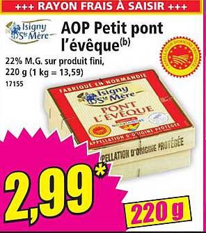 AOP Petit pont l'évêque