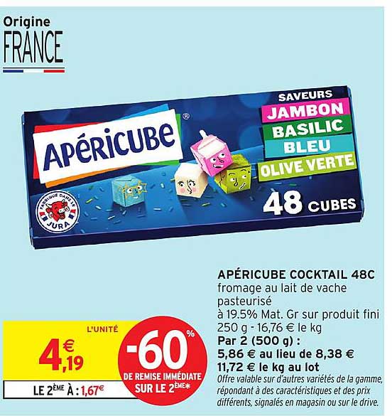 APÉRICUBE COCKTAIL 48C