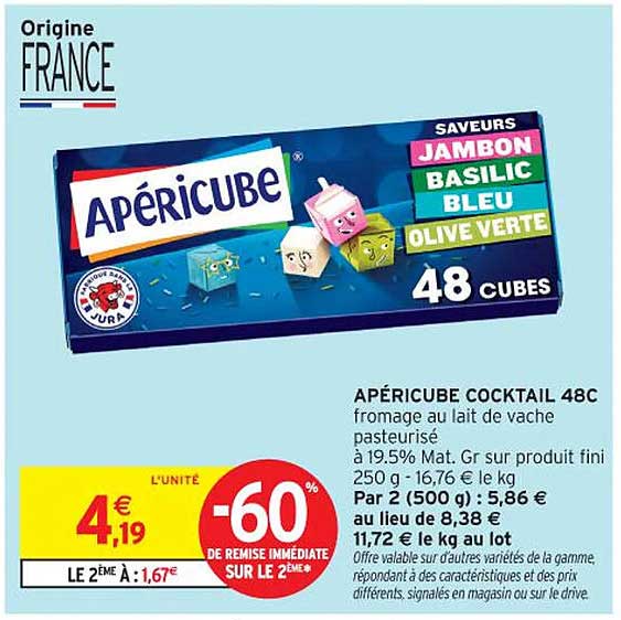 APÉRICUBE COCKTAIL 48C