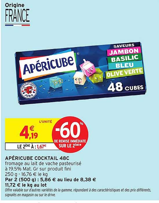 APÉRICUBE COCKTAIL 48C