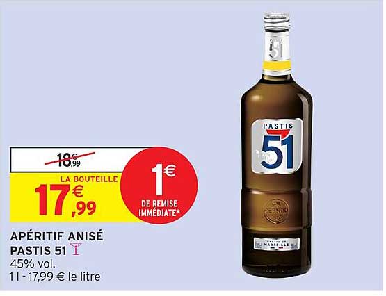 APÉRITIF ANISÉ PASTIS 51
