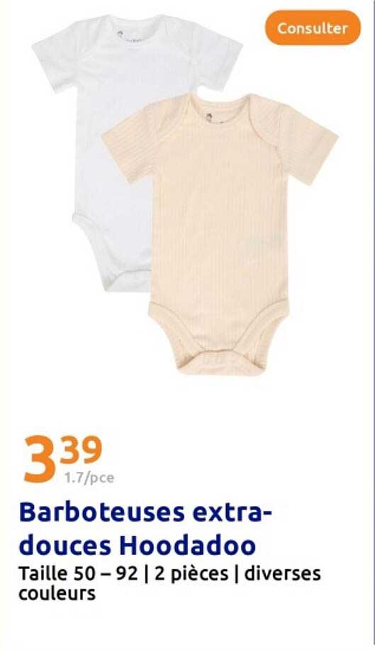 Barboteuses extra-douces Hoodadoo