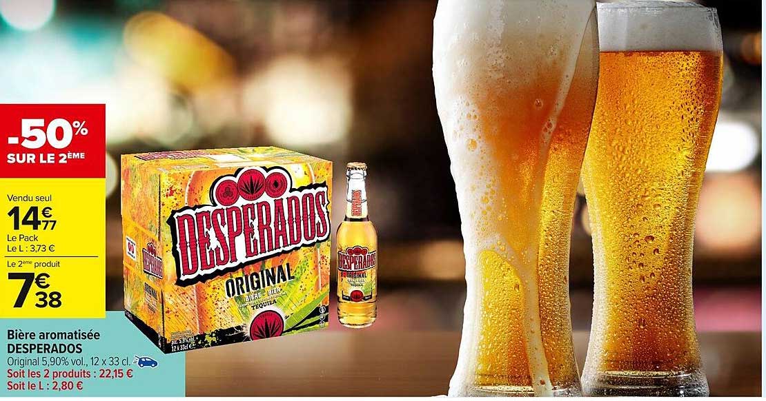 Bière aromatisée DESPERADOS