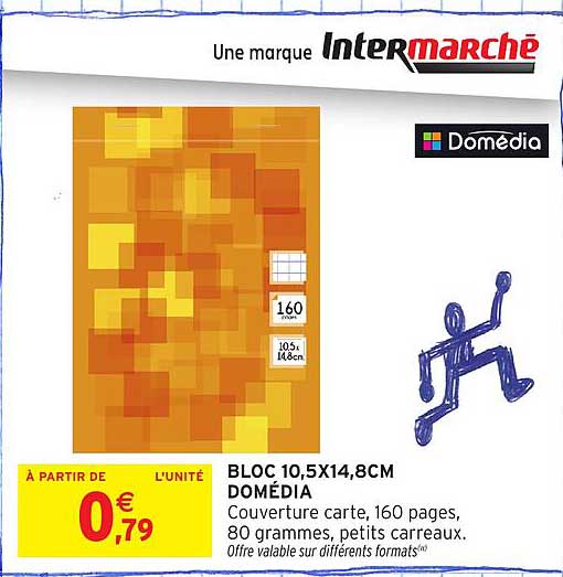 BLOC 10,5X14,8CM DOMÉDIA