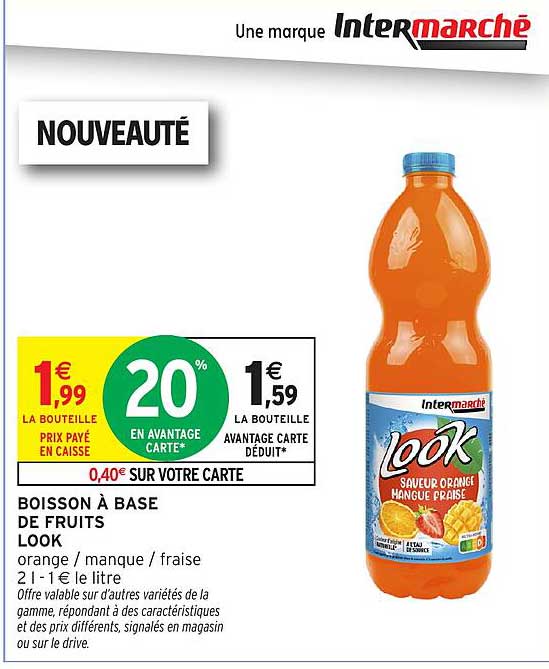 BOISSON À BASE DE FRUITS LOOK