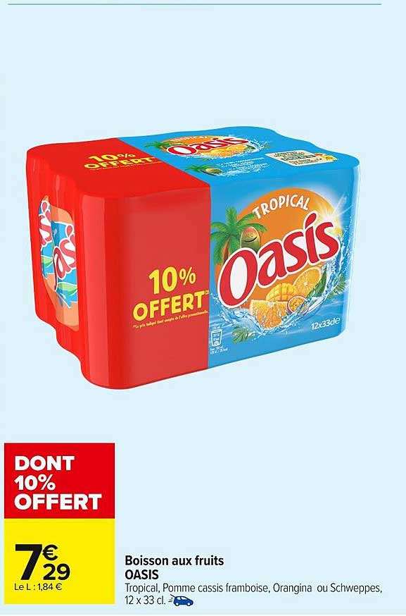 Boisson aux fruits OASIS