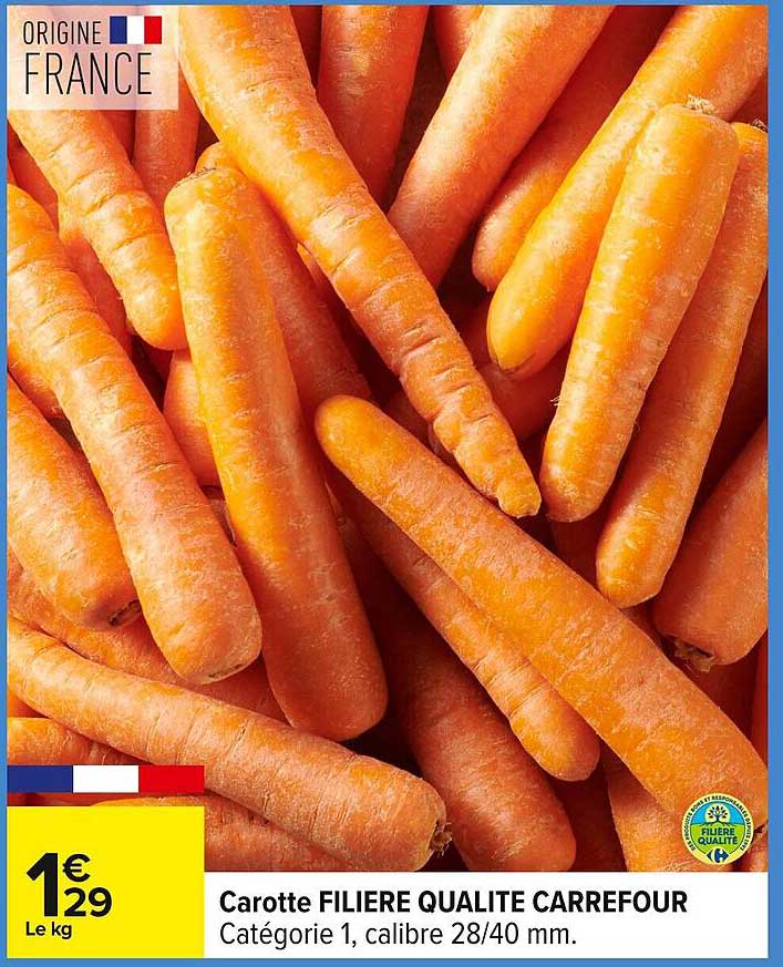 Carotte FILIERE QUALITE CARREFOUR