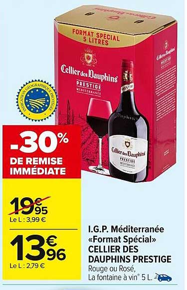 Cellier des Dauphins Prestige - 30% de remise immédiate