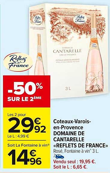 Coteaux-Varois-en-Provence DOMAINE DE CANTARELLE « REFLETS DE FRANCE »