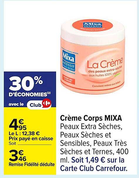 Crème Corps MIXA
