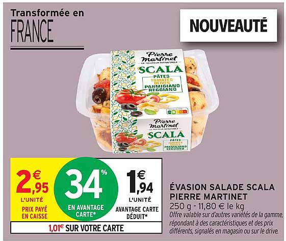ÉVASION SALADE SCALA PIERRE MARTINET