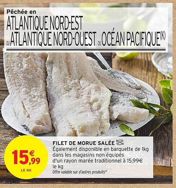 FILET DE MORUE SALÉE