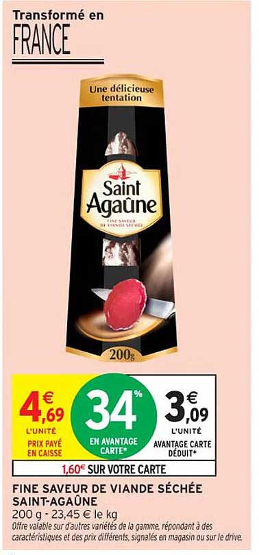 Fine saveur de viande séchée Saint-Agauñe