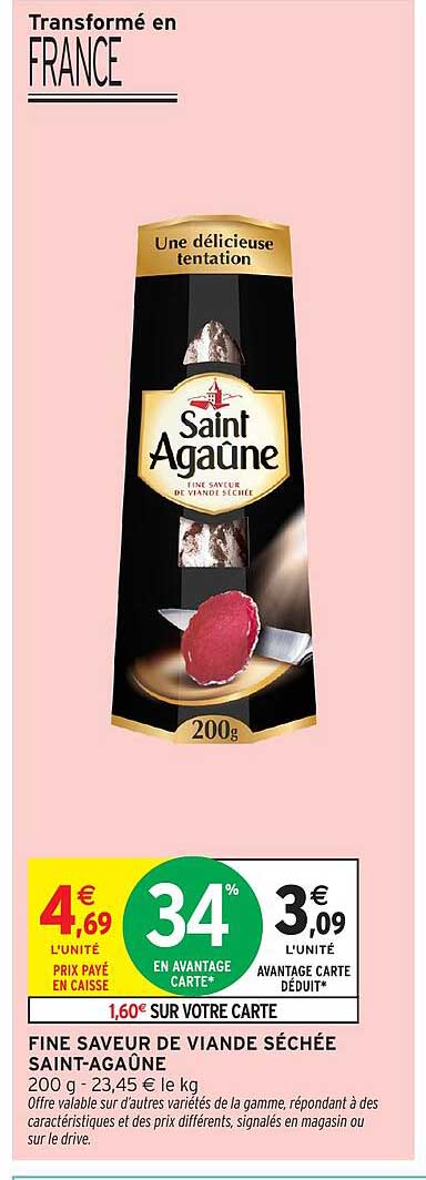 FINES SAVEURS DE VIANDE SÈCHE SAINT-AGAUNE