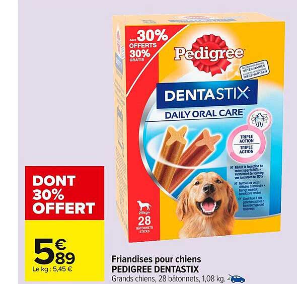 Friandises pour chiens PEDIGREE DENTASTIX