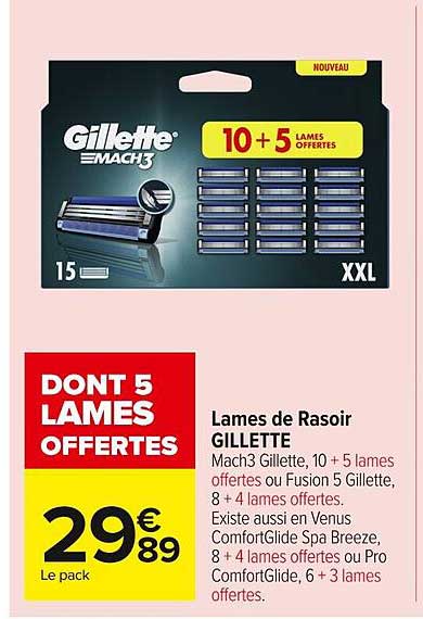 Lames de Rasoir GILLETTE
