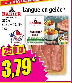 Langue en gelée