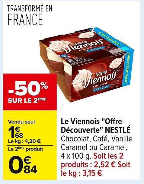 Le Viennois "Offre Découverte" NESTLÉ