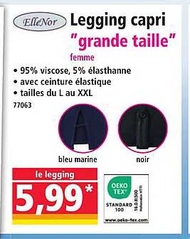 Legging capri "grande taille"