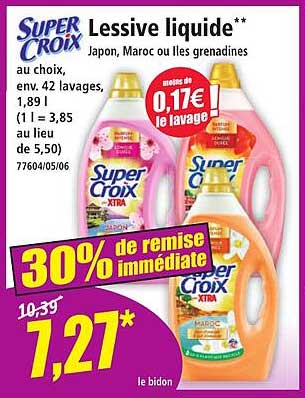Lessive liquide Super Croix